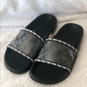 Victoria’s Secret PINK Black Slide Sandal